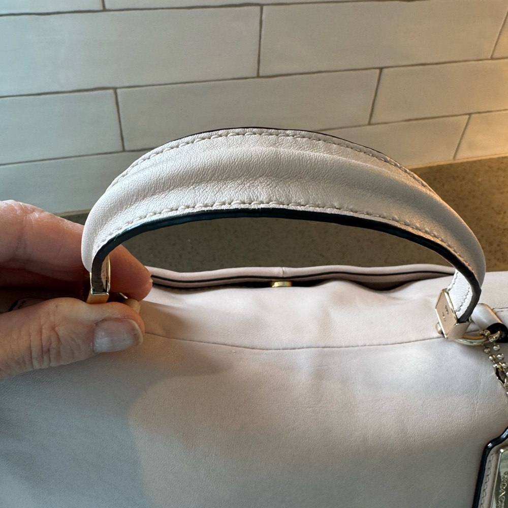 Coach Madison w/Python Light Pearl Pink - Picture 6 of 12